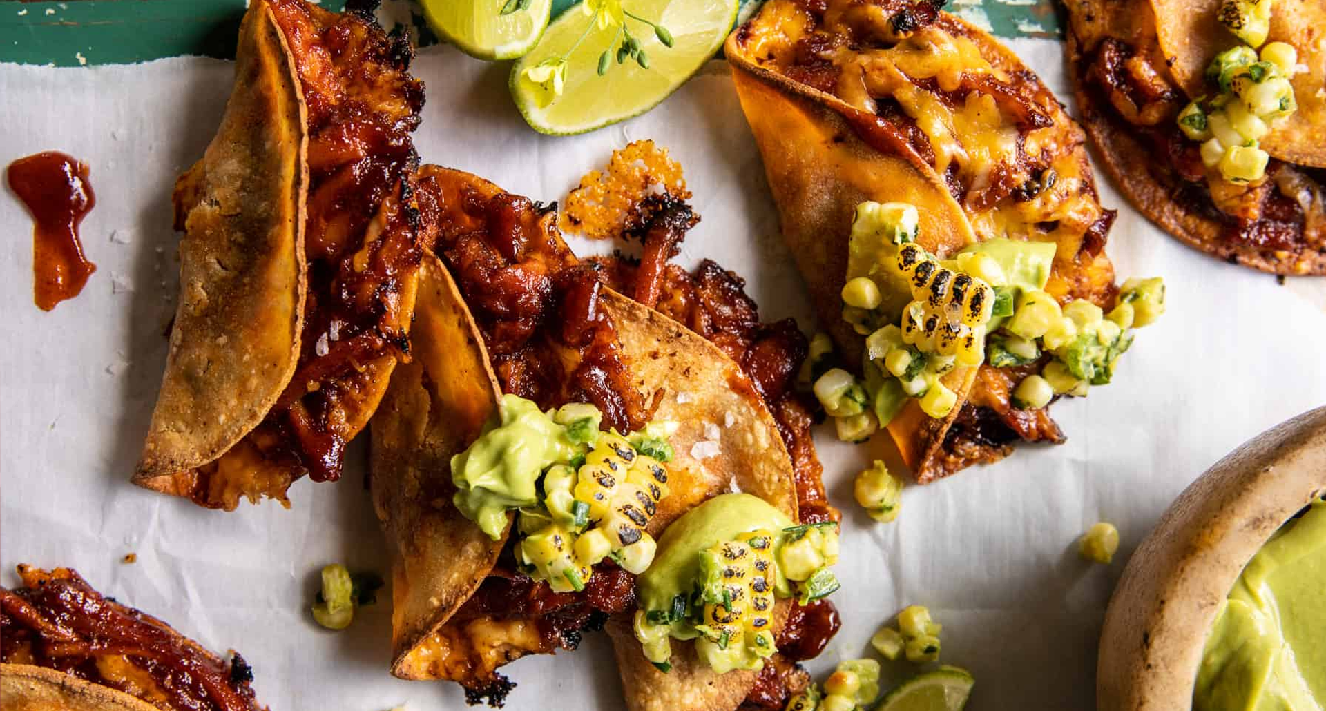 BBQ Shredded Chicken Tacos Recipe