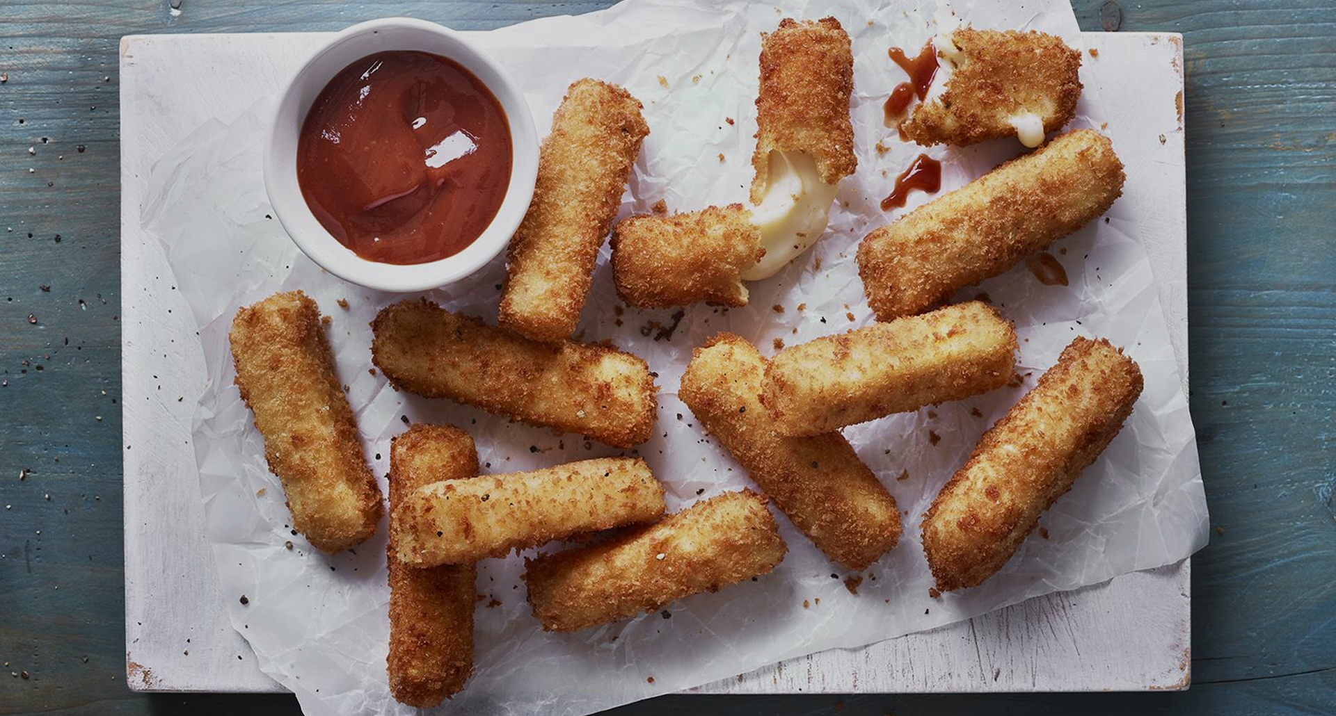 Air-Fried Mozzarella Sticks