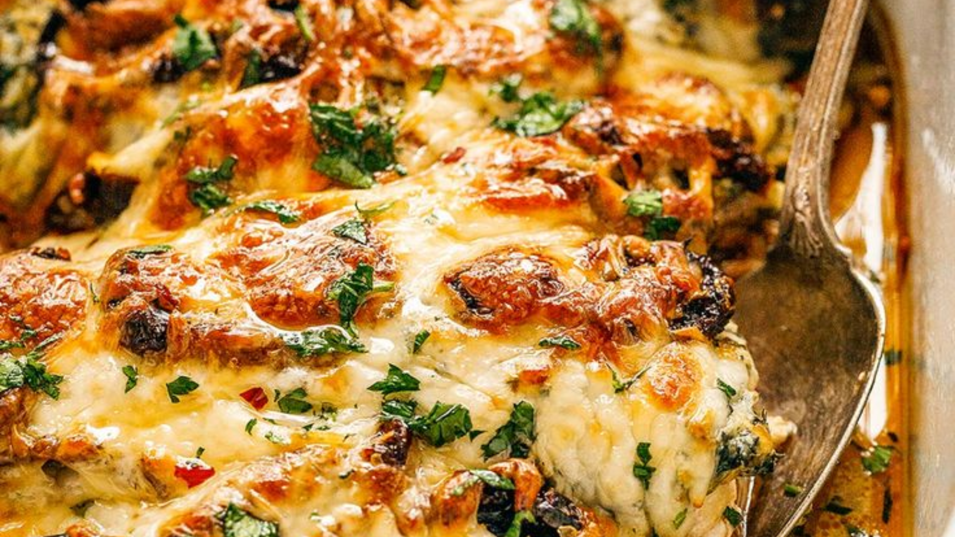 Low-Carb Tuscan Chicken Bake