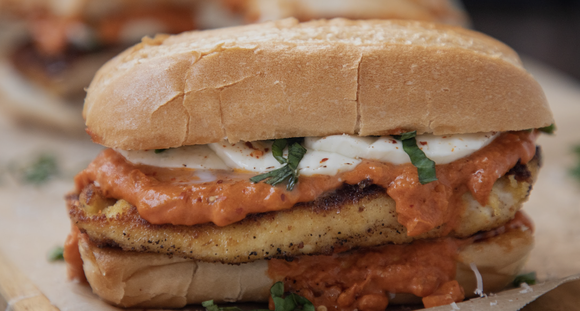 Vodka Parmesan Chicken Sandwich