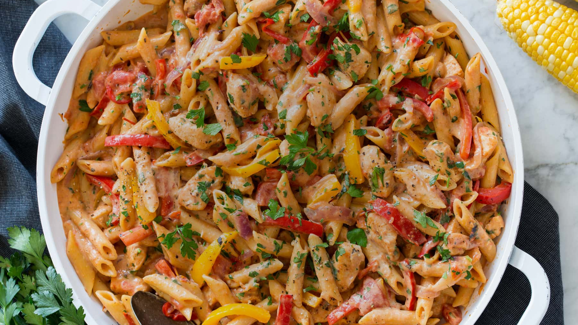 Cajun Chicken Pasta Bake