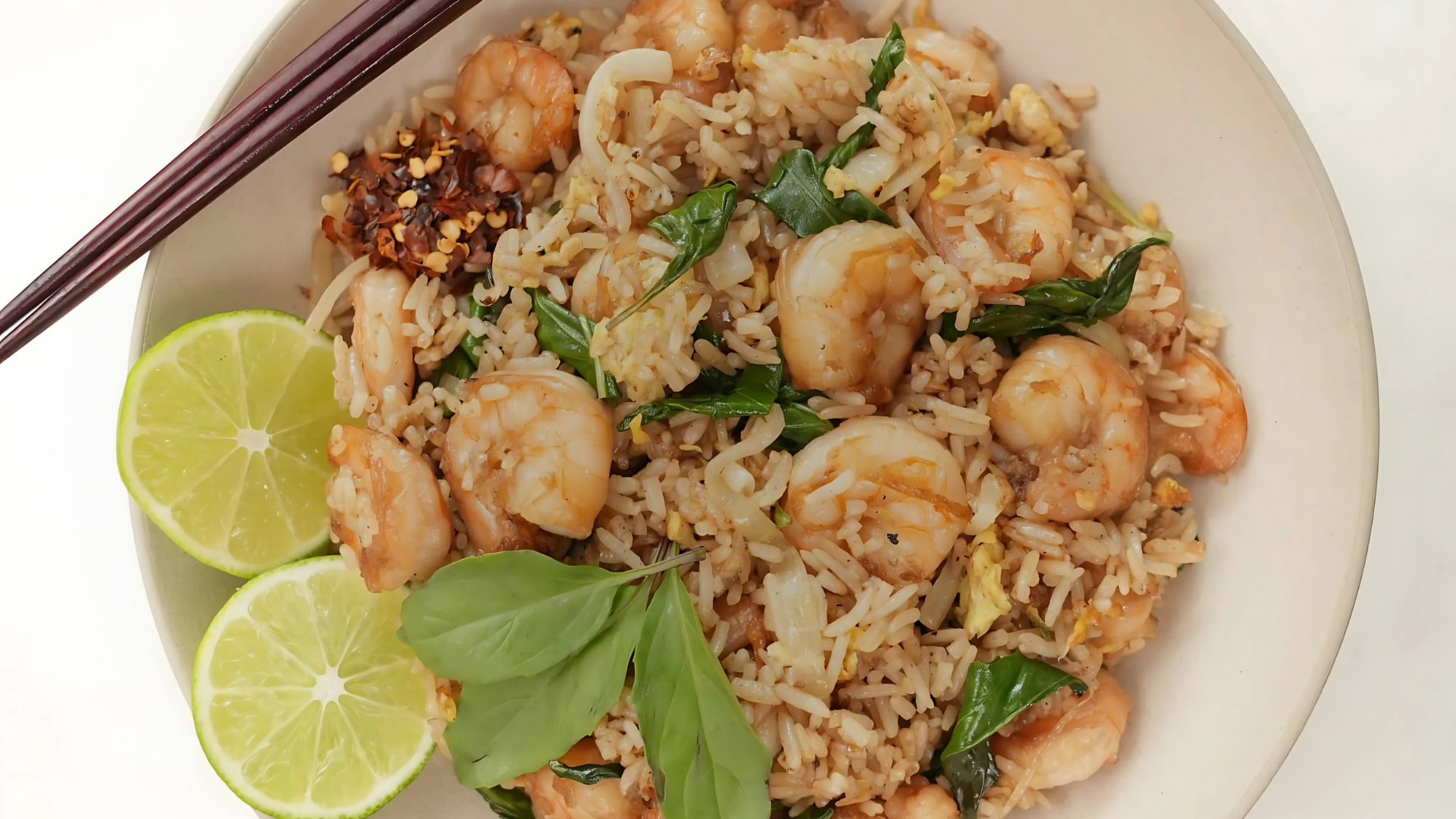Thai Basil Shrimp Fried Rice