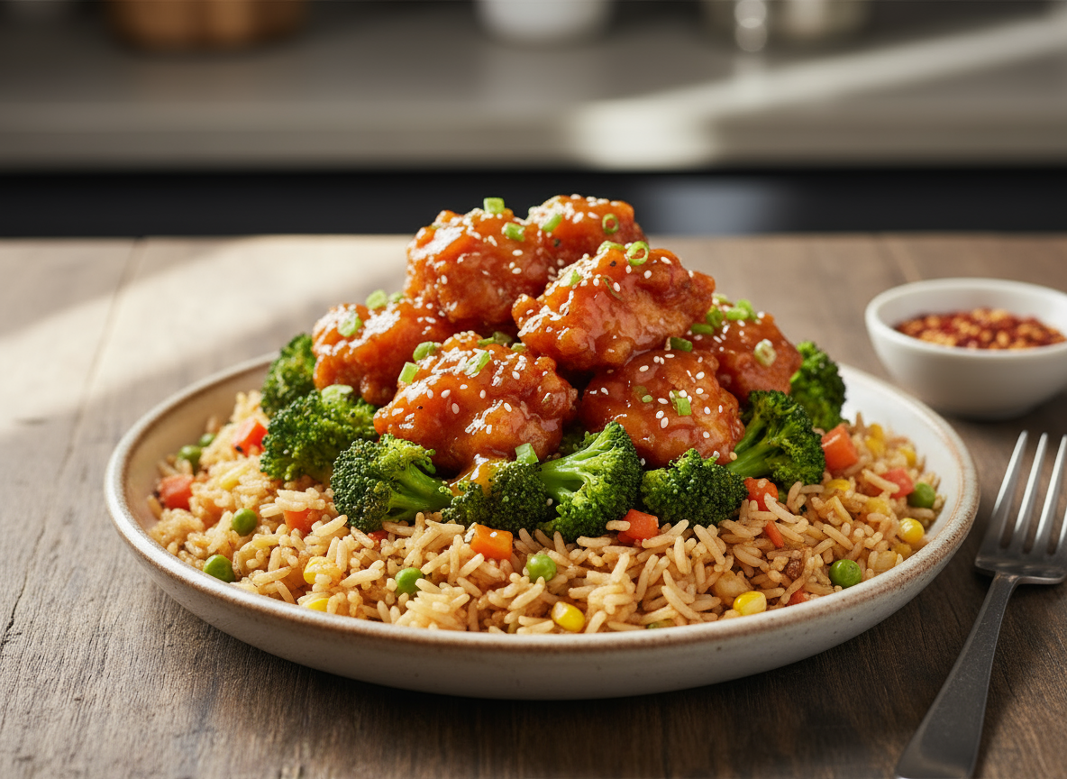Mandarin Orange Chicken Bowl