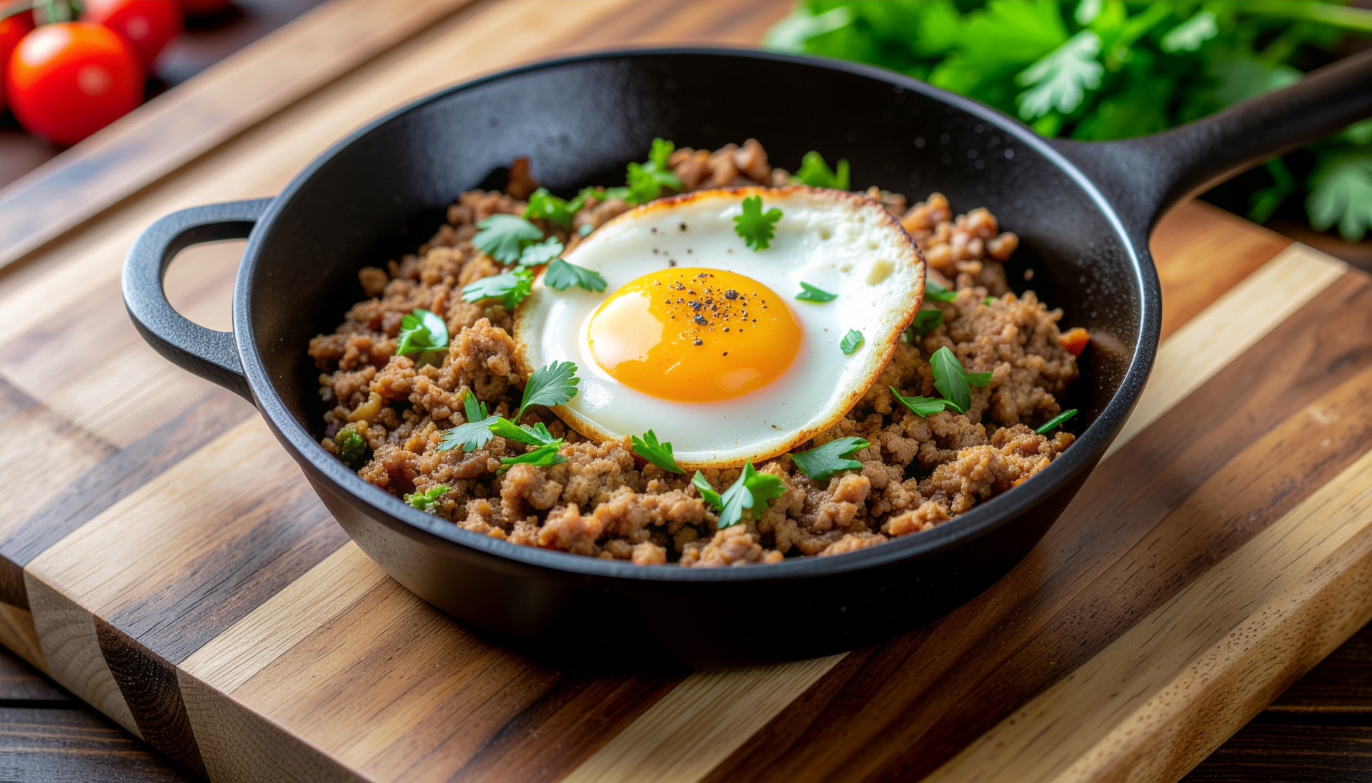Savory Turkey Sausage & Egg Skillet