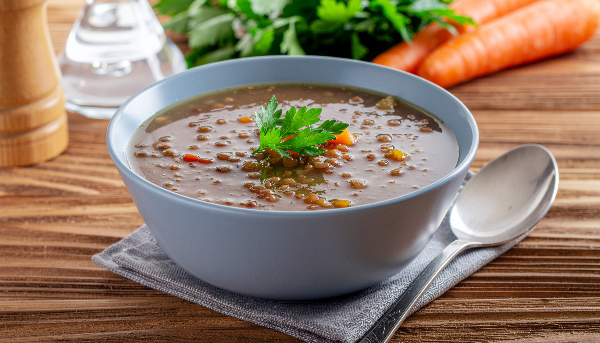 Hearty Lentil & Vegetable Stone Soup