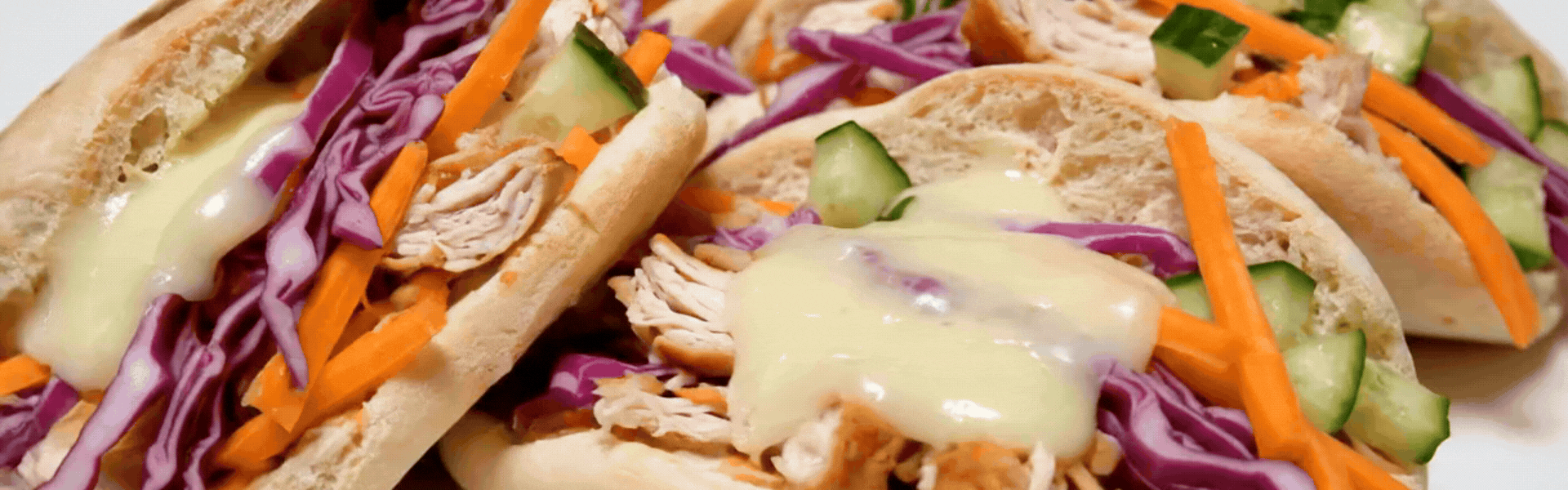 Day 1 Lunch: Chicken Pita Pockets