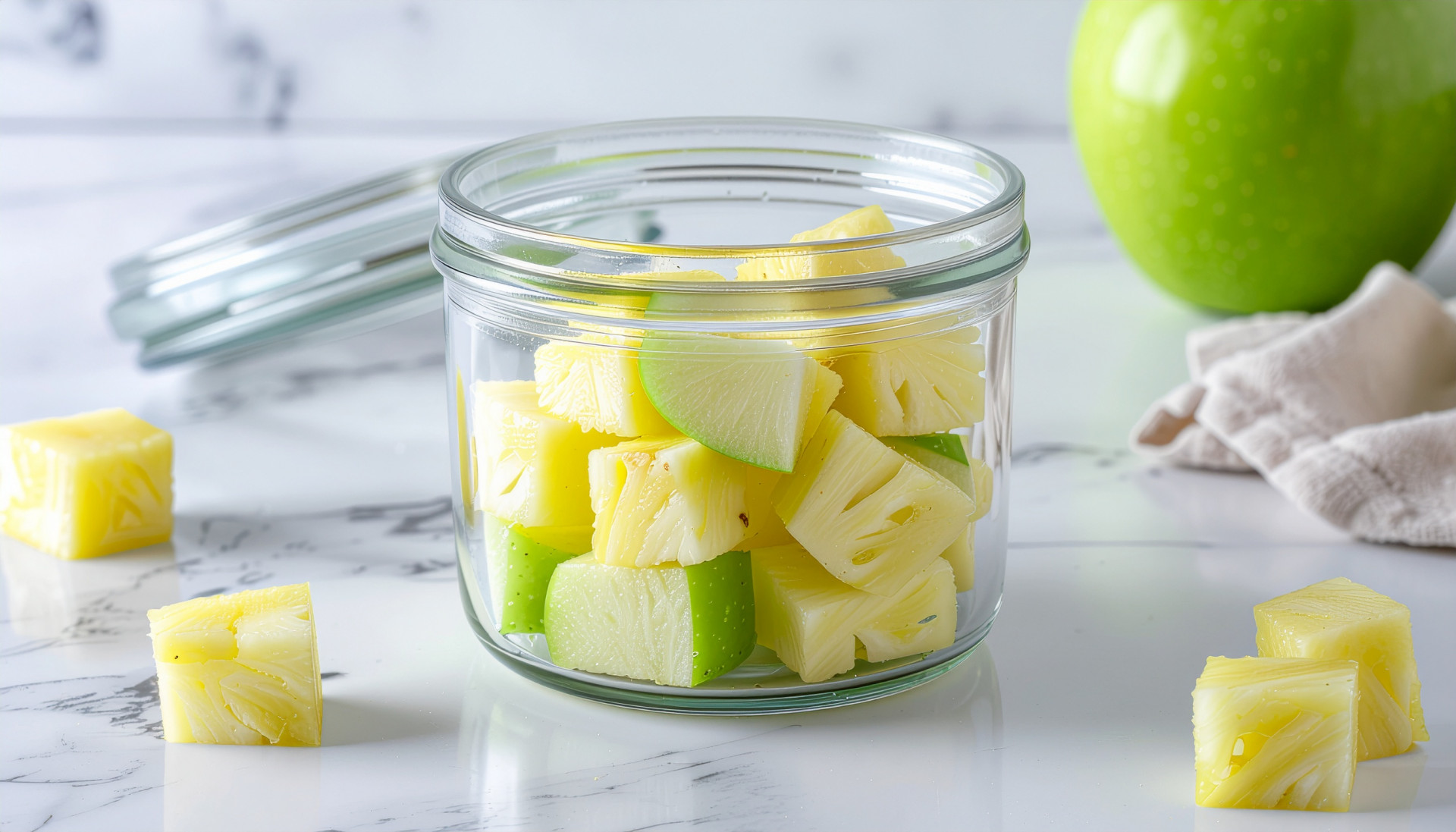 Pineapple and Green Apples