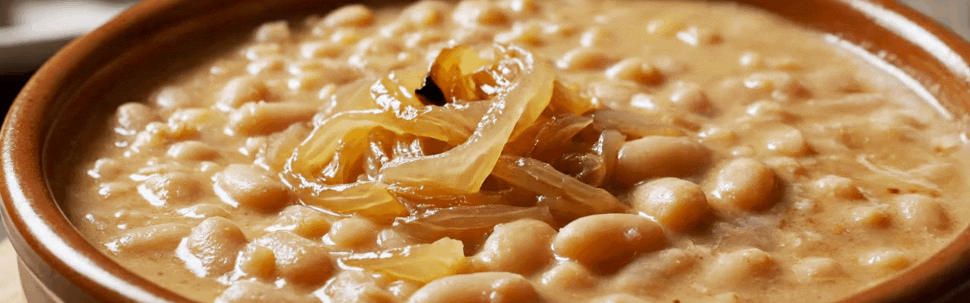Spiced White Bean & Caramelized Onion Ragout GIF