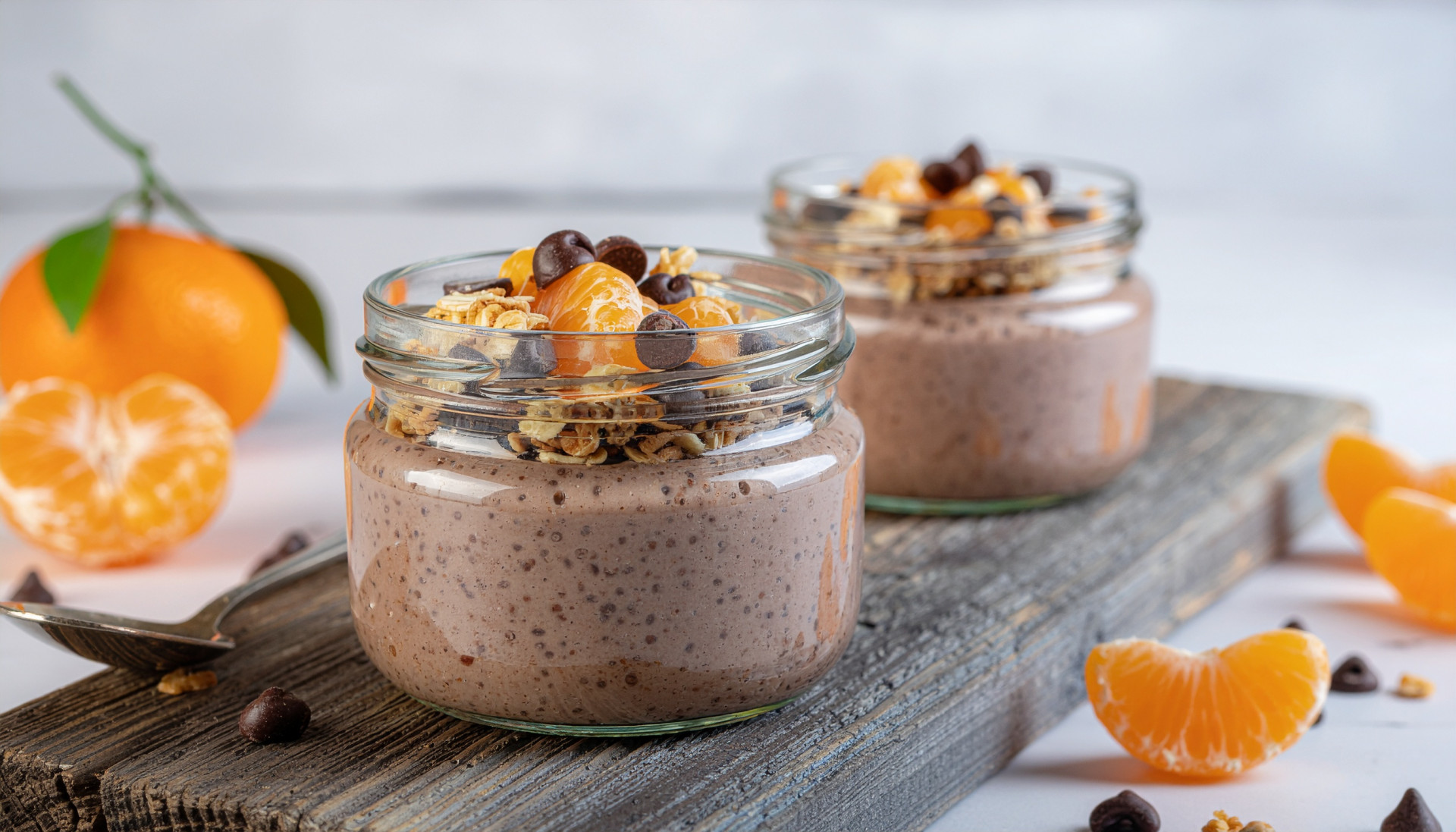 Chocolate Chia Pudding Parfait