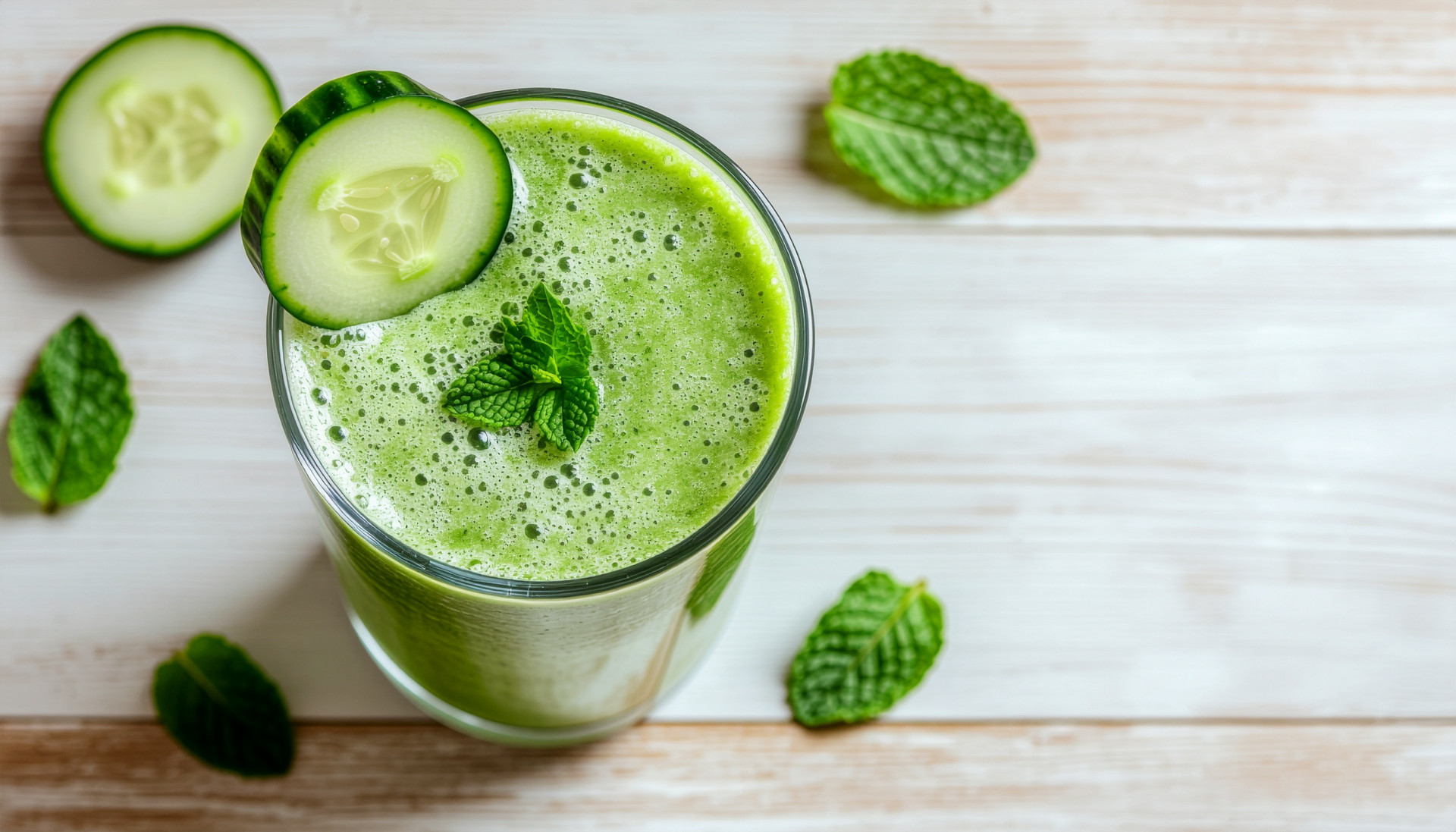 Glass of Green Garden Hydrator Shake