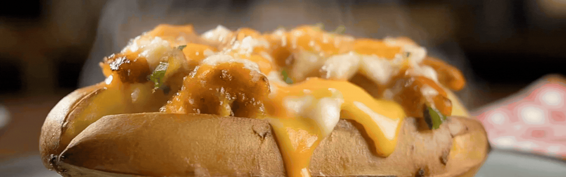 Loaded Baked Potato Bowl rotating