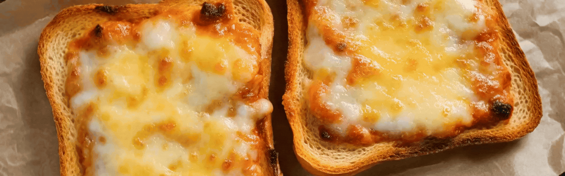 Pizza Toast Melts rotating