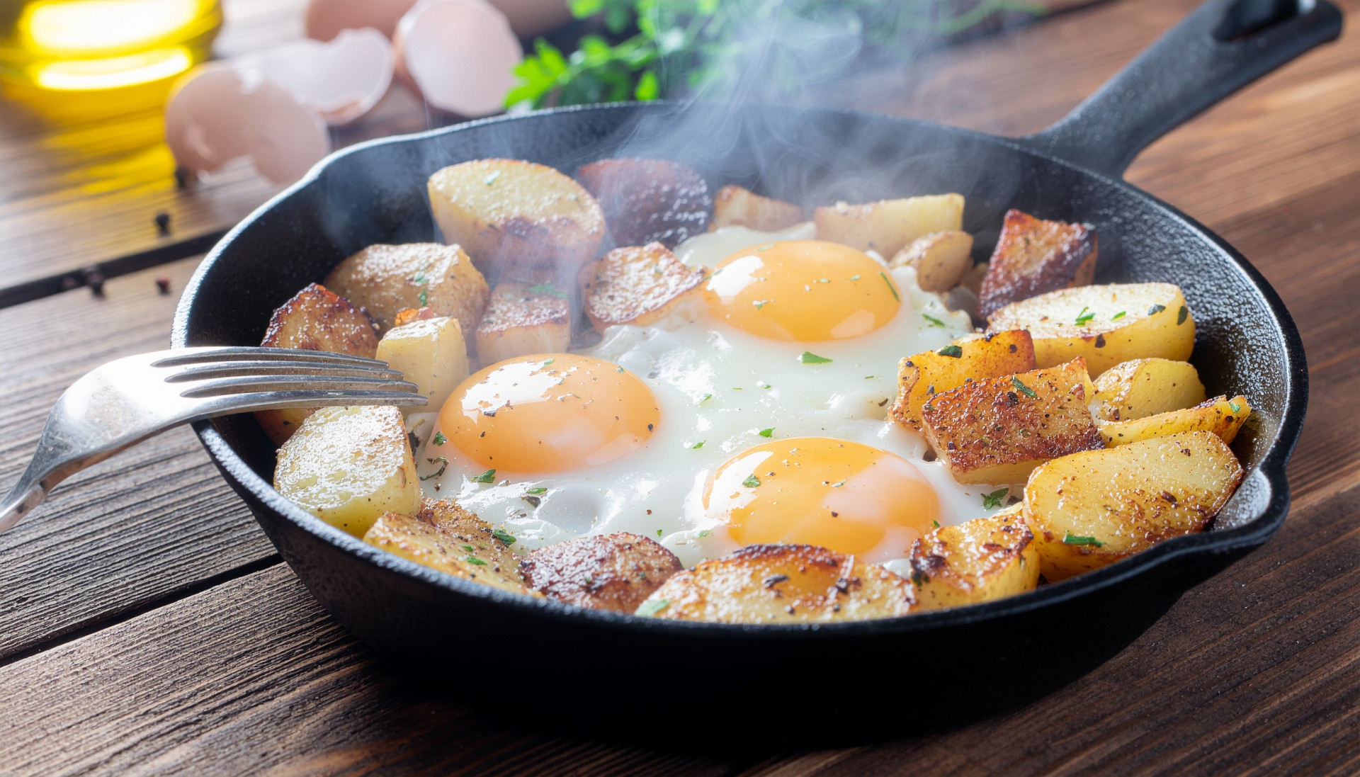Breakfast Egg & Potato Skillet
