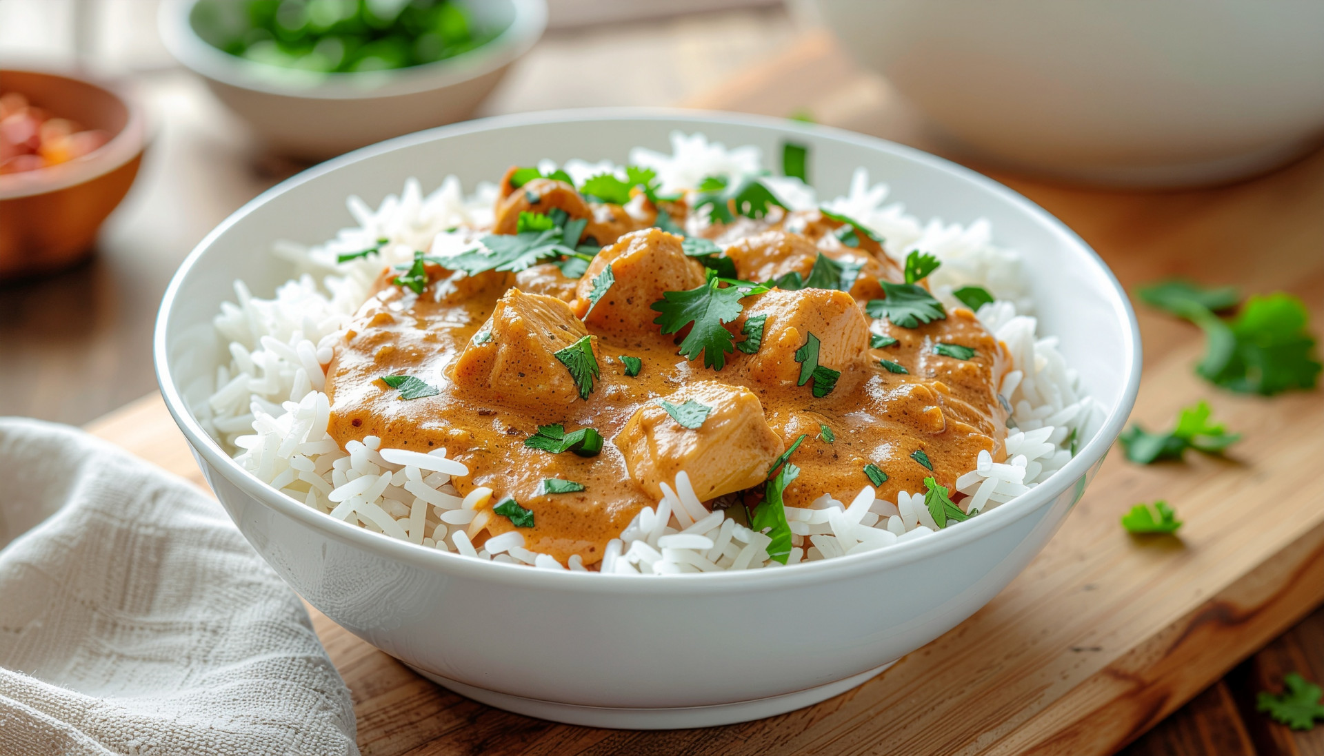 Creamy Butter Chicken Street Curry Bowl