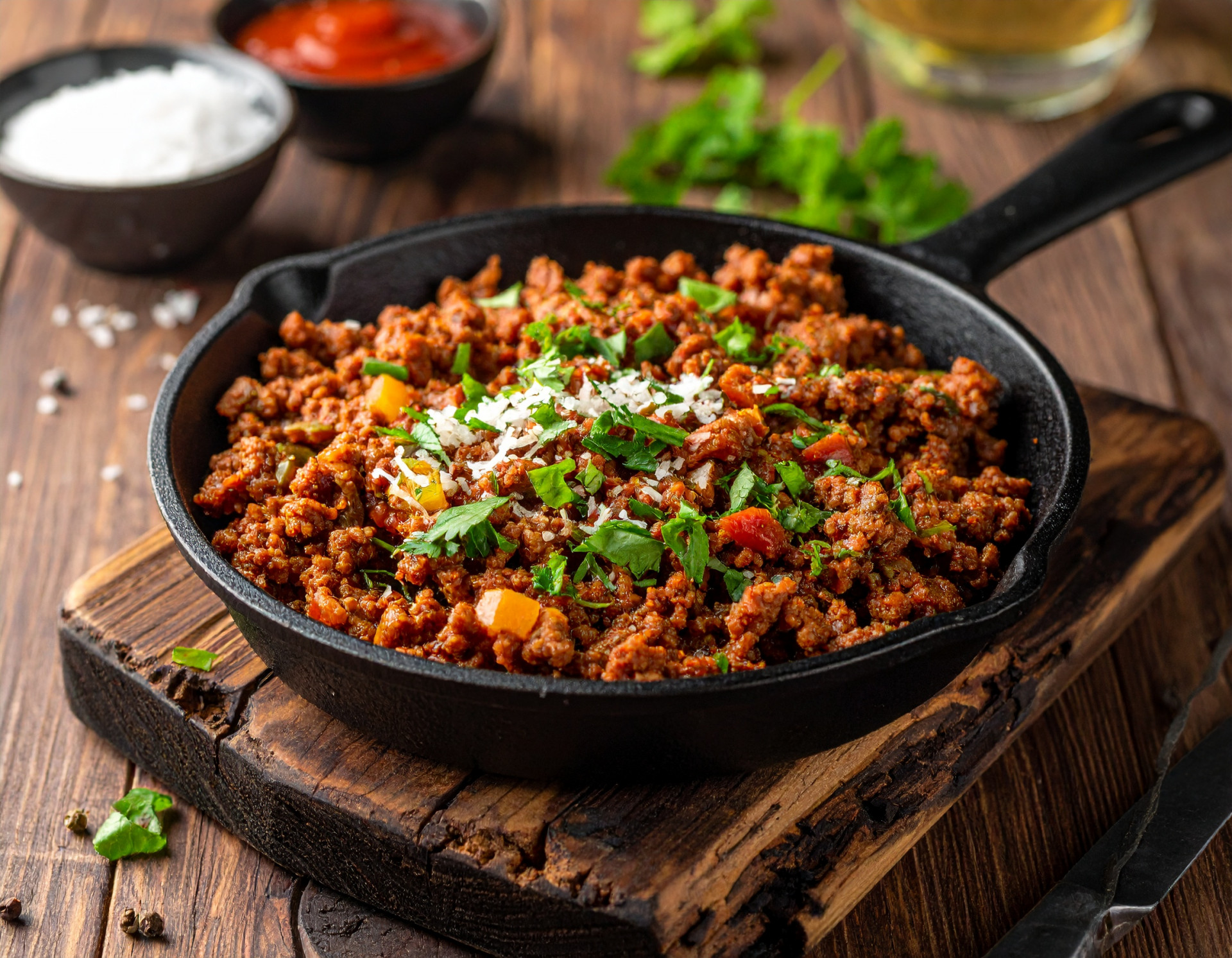 Savory Ground Meat Skillet