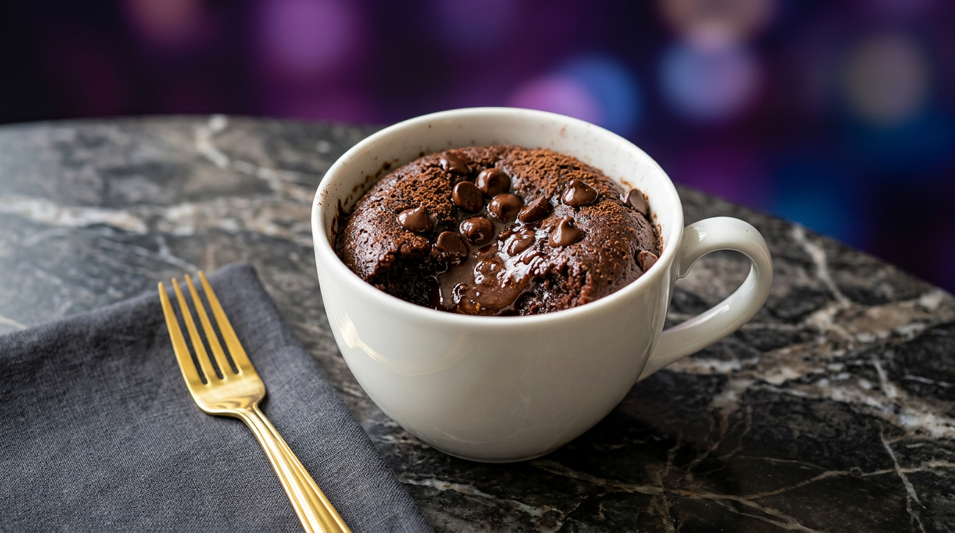 2-Minute High-Protein Lava Brownie