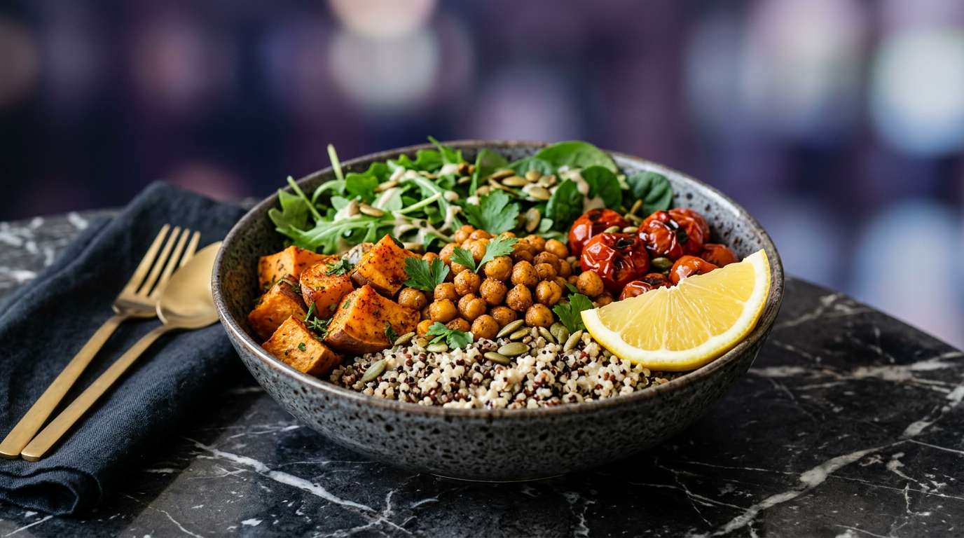 Chickpea Quinoa Bowl