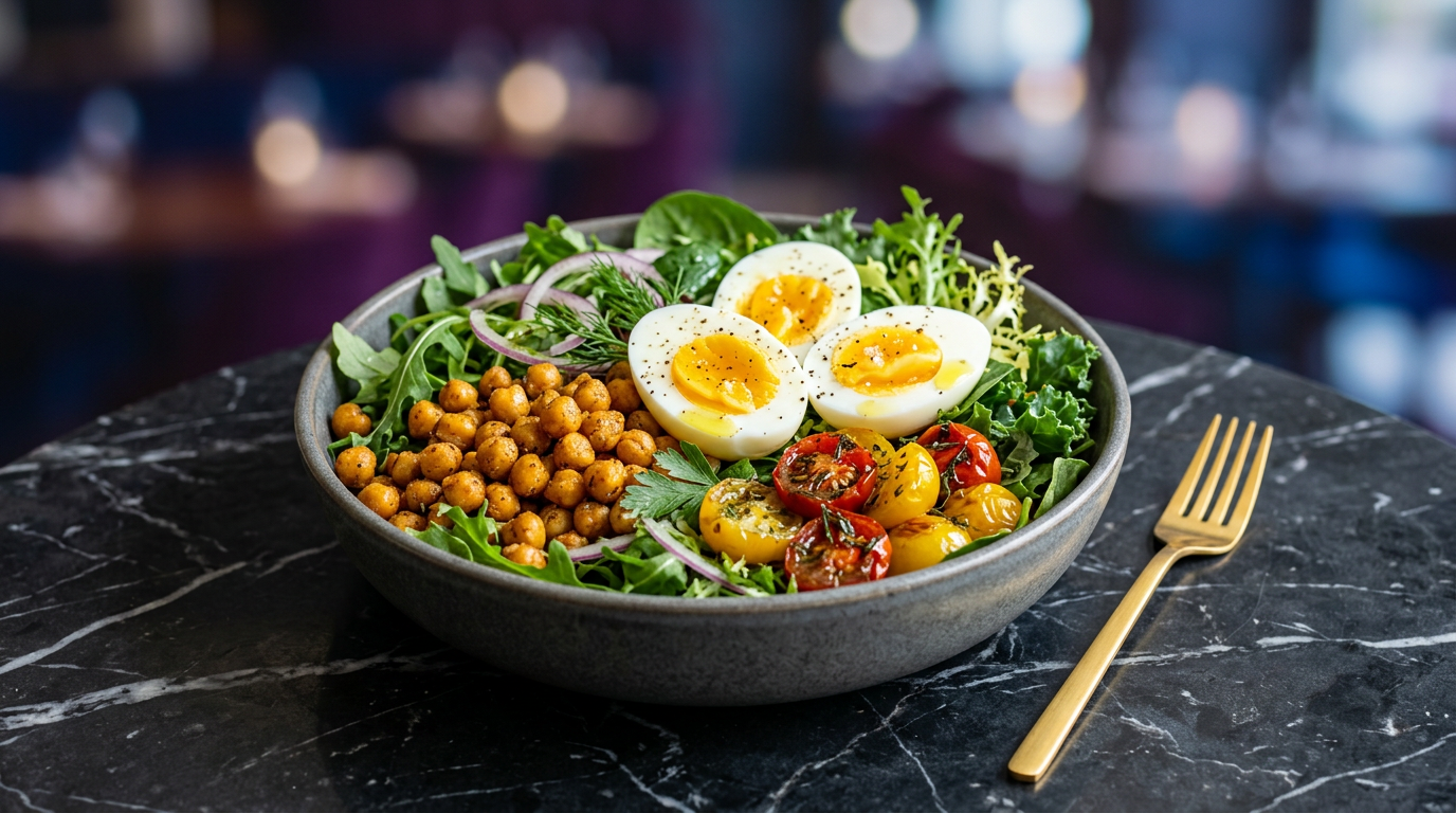 Egg Chickpea Salad