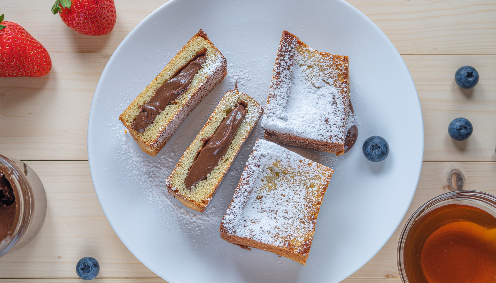 Nutella Stuffed French Toast