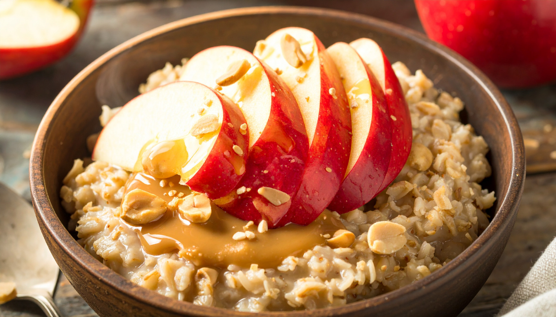 Apple Peanut Butter Oats