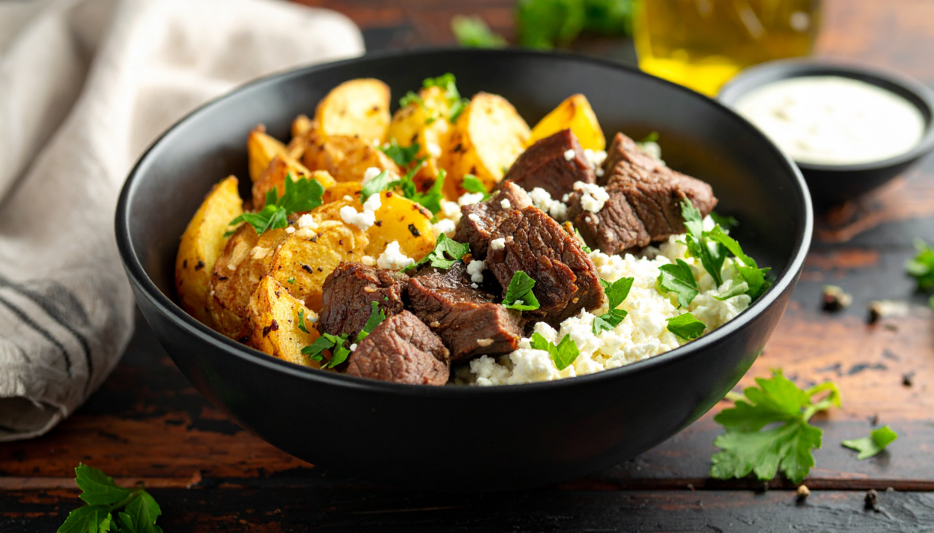 Comfort Bowl with Beef and Potatoes