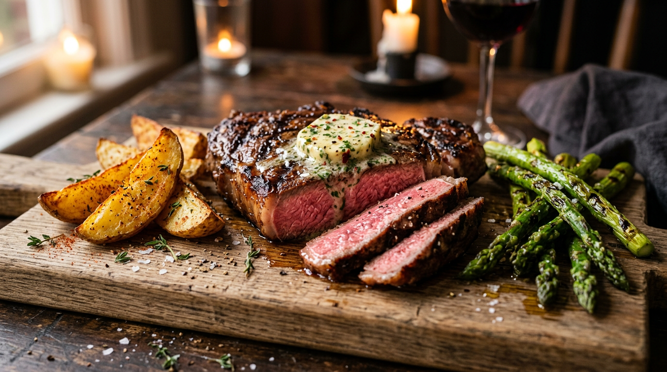 Simple Delicious Steak Dinner