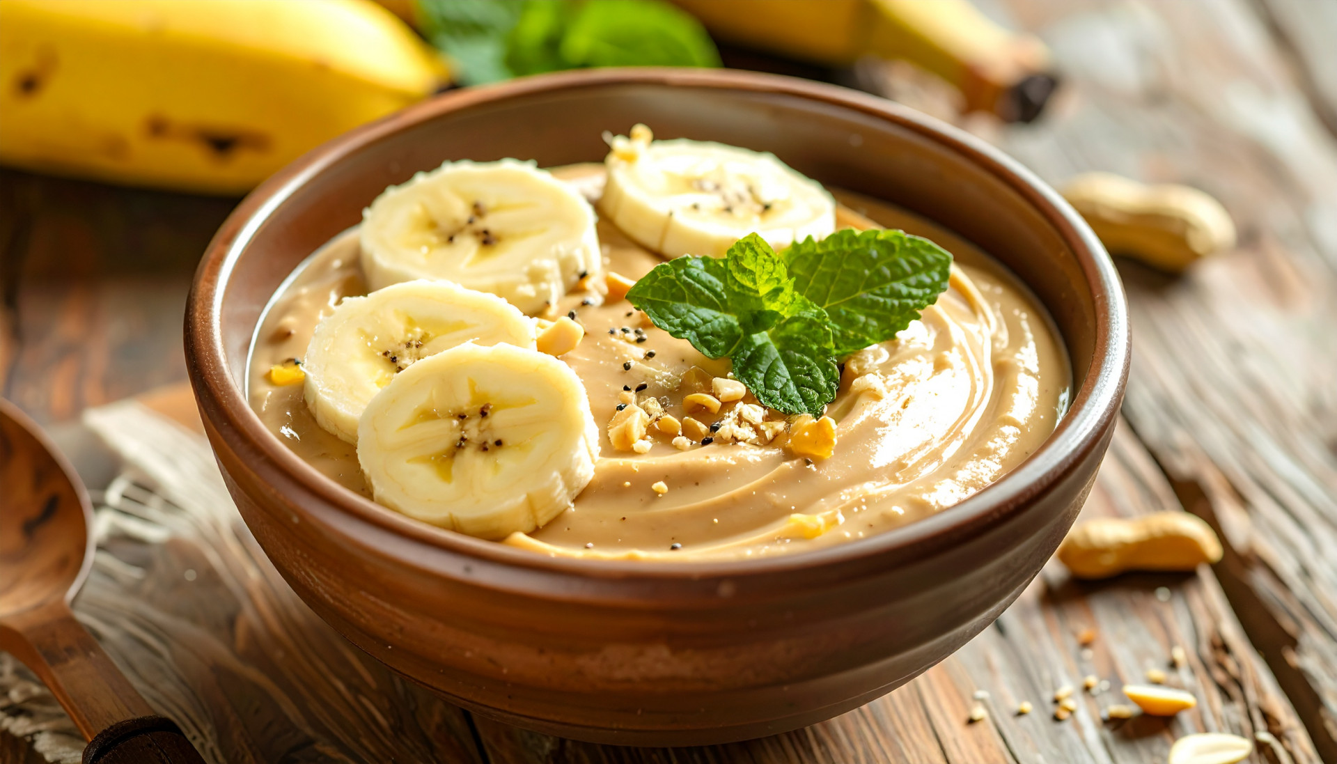 Greek Yogurt Banana Peanut Butter Bowl