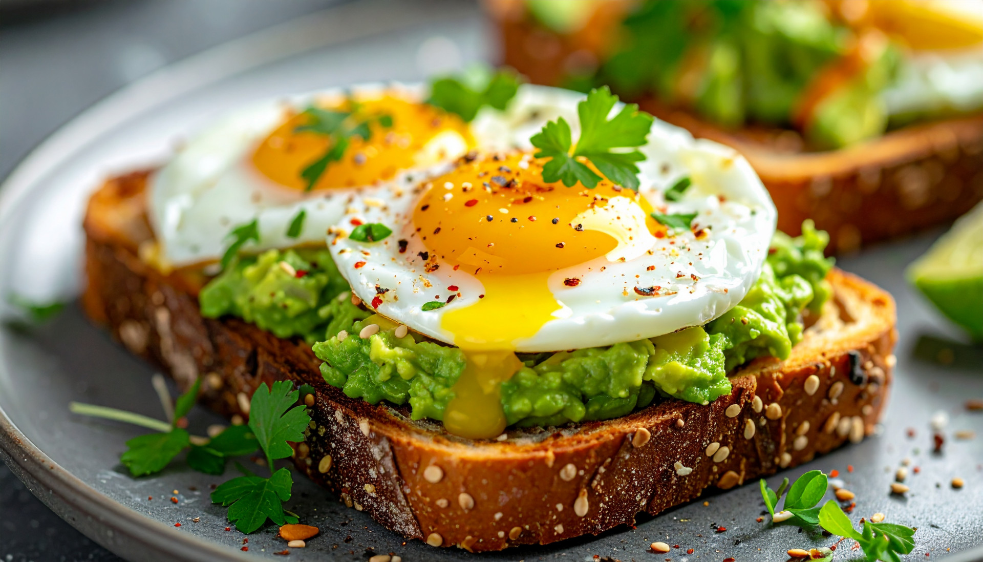 Savory Avocado Egg Toast