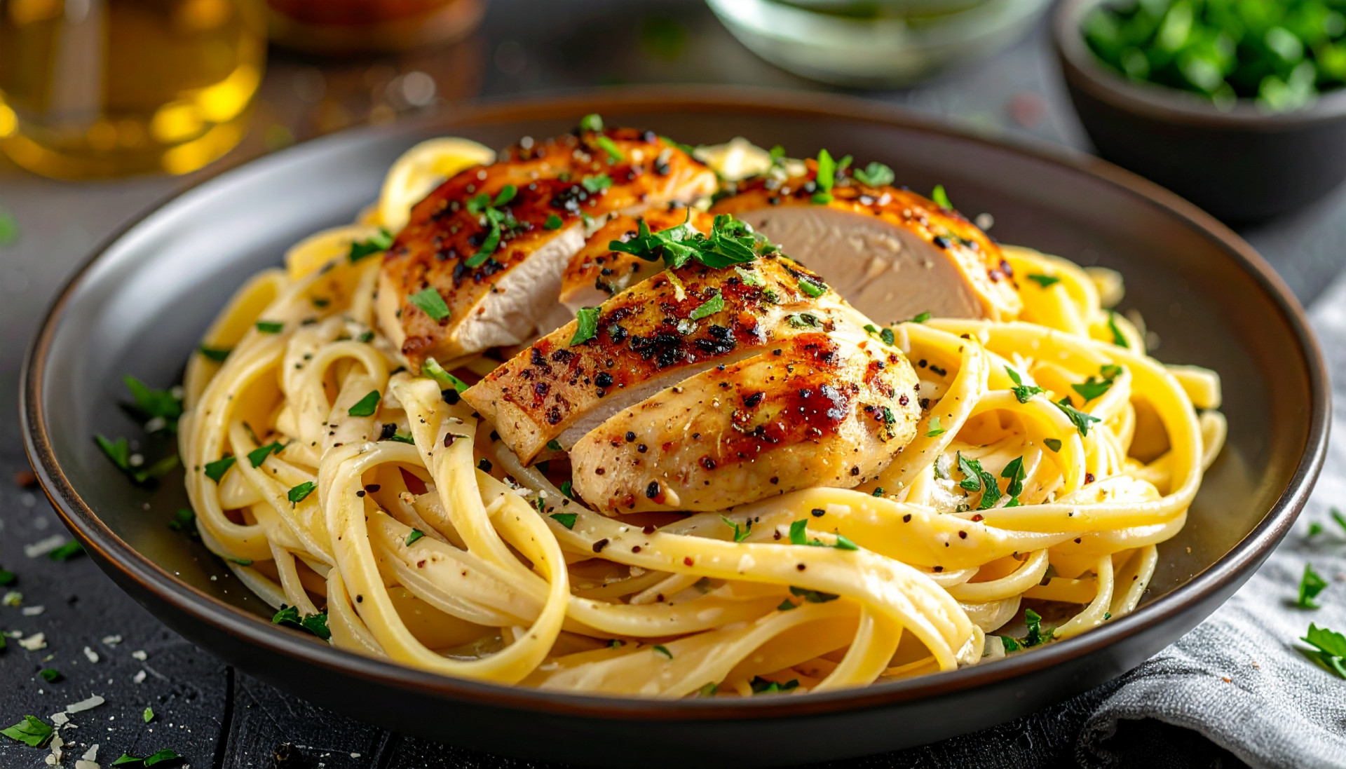 Simple Creamy Chicken Pasta