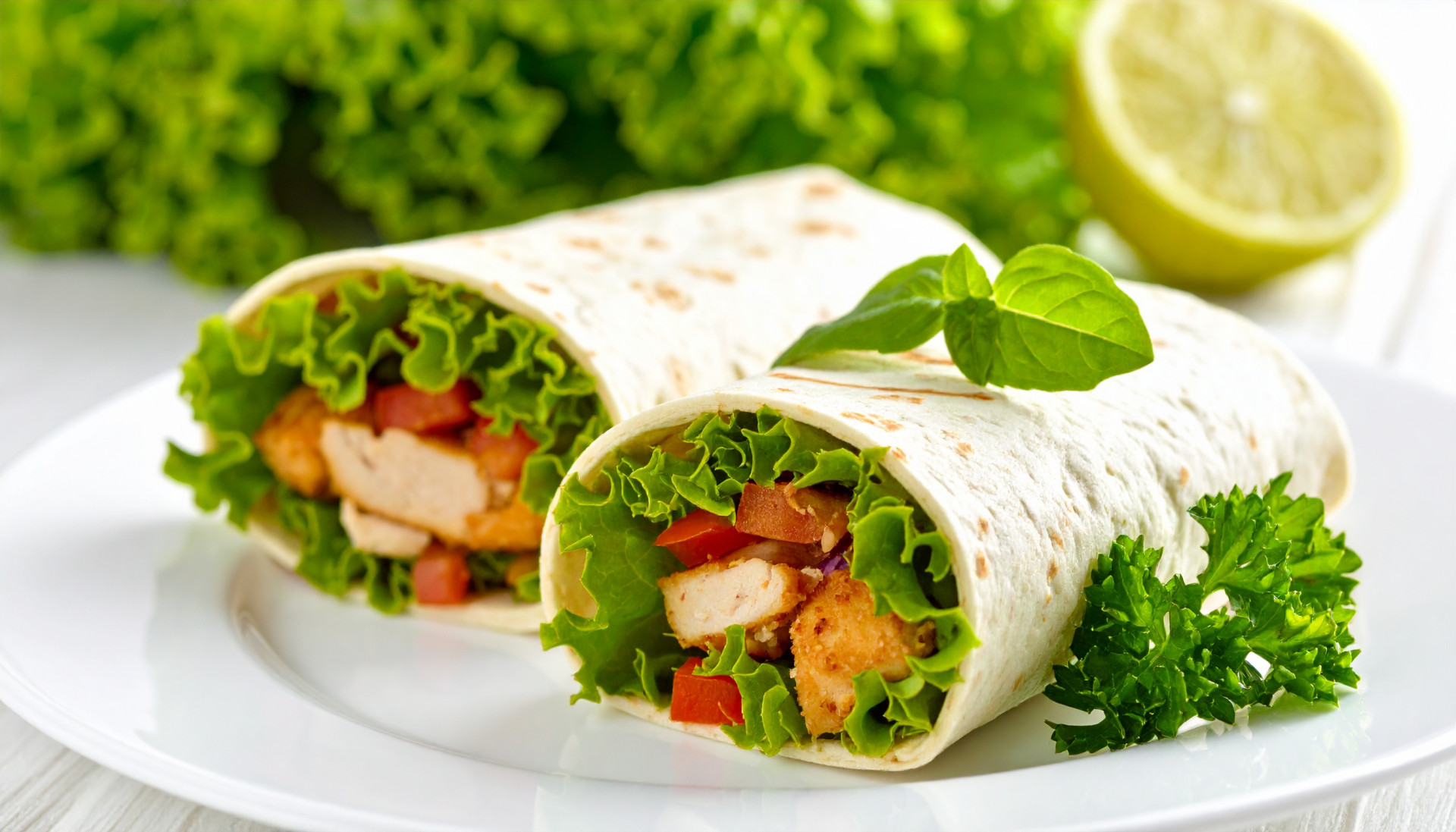Crispy Chicken Wraps