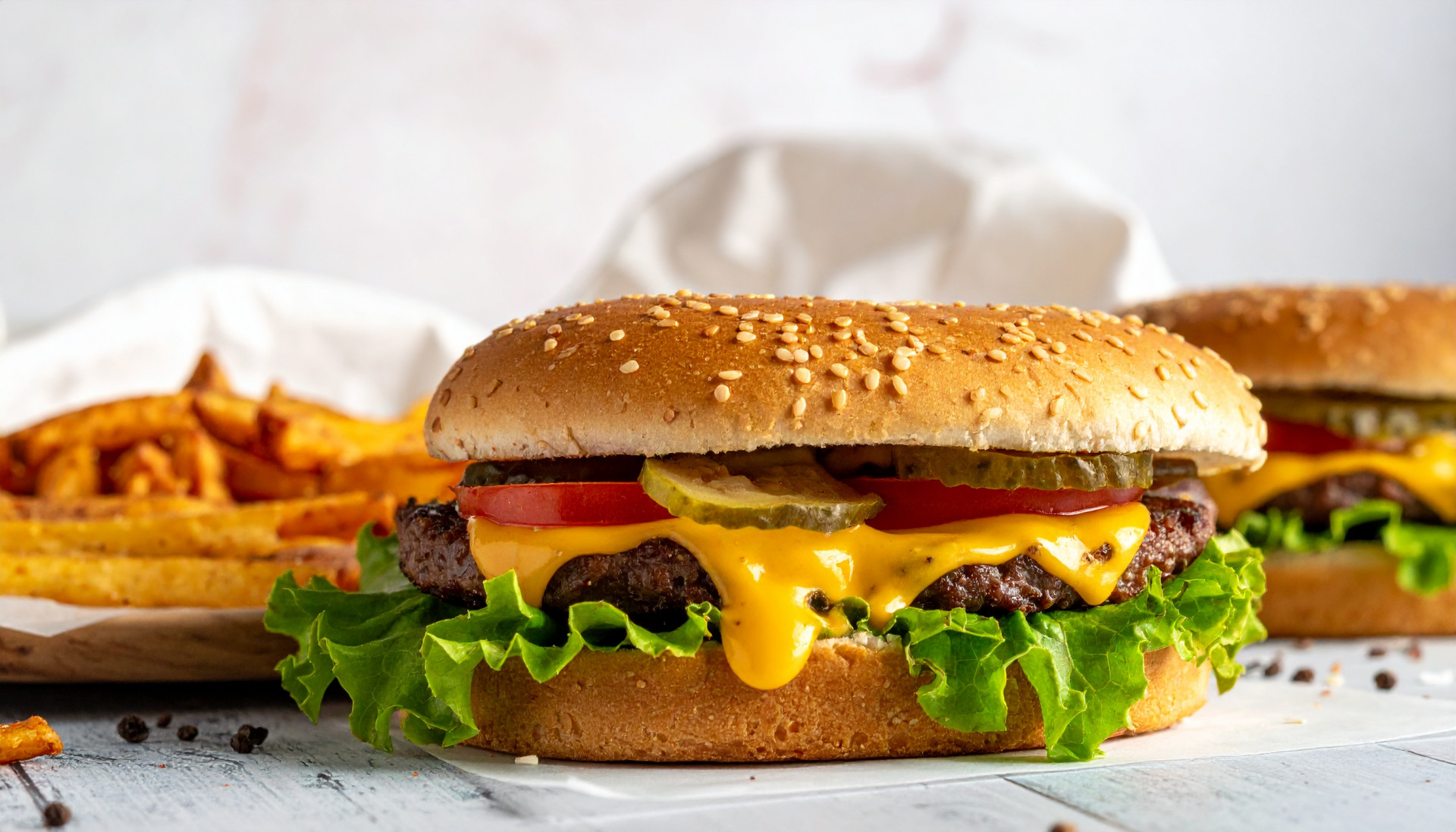 Smash Burgers with Crispy Oven Fries