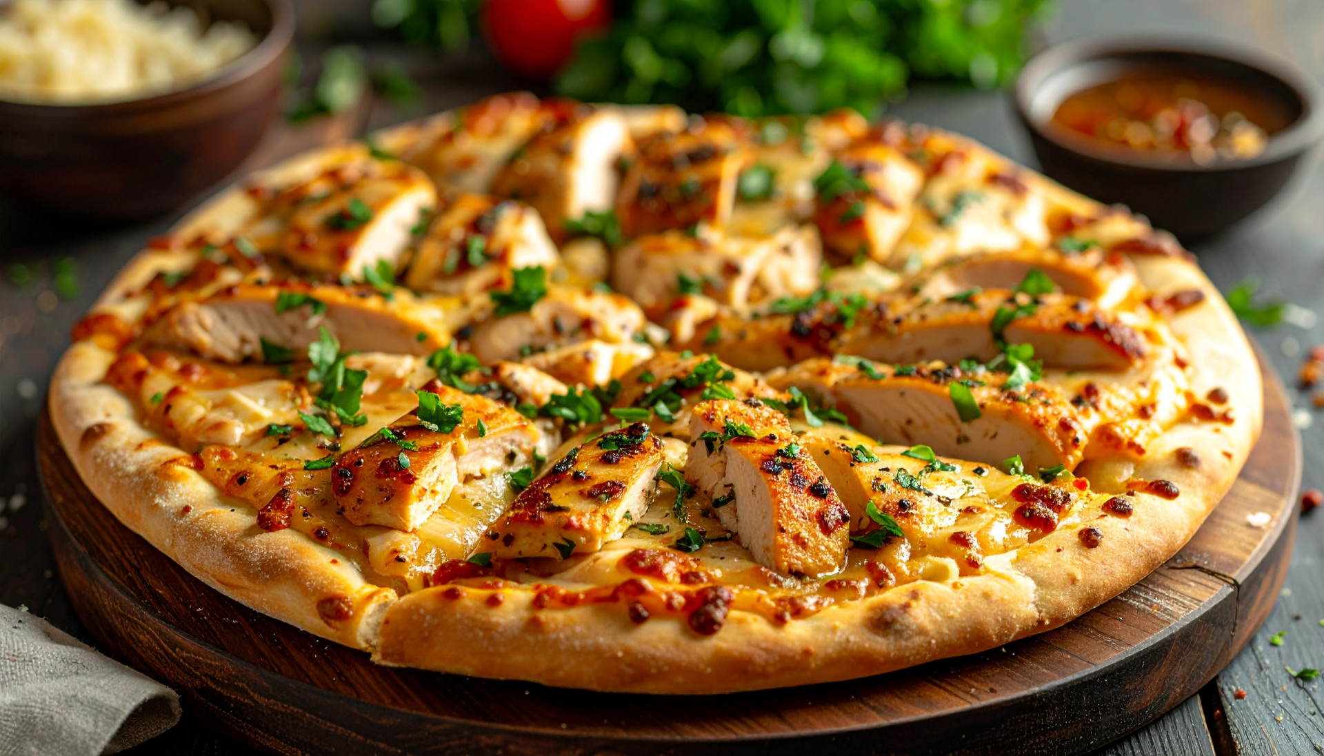 Hot Honey Chicken Flatbreads