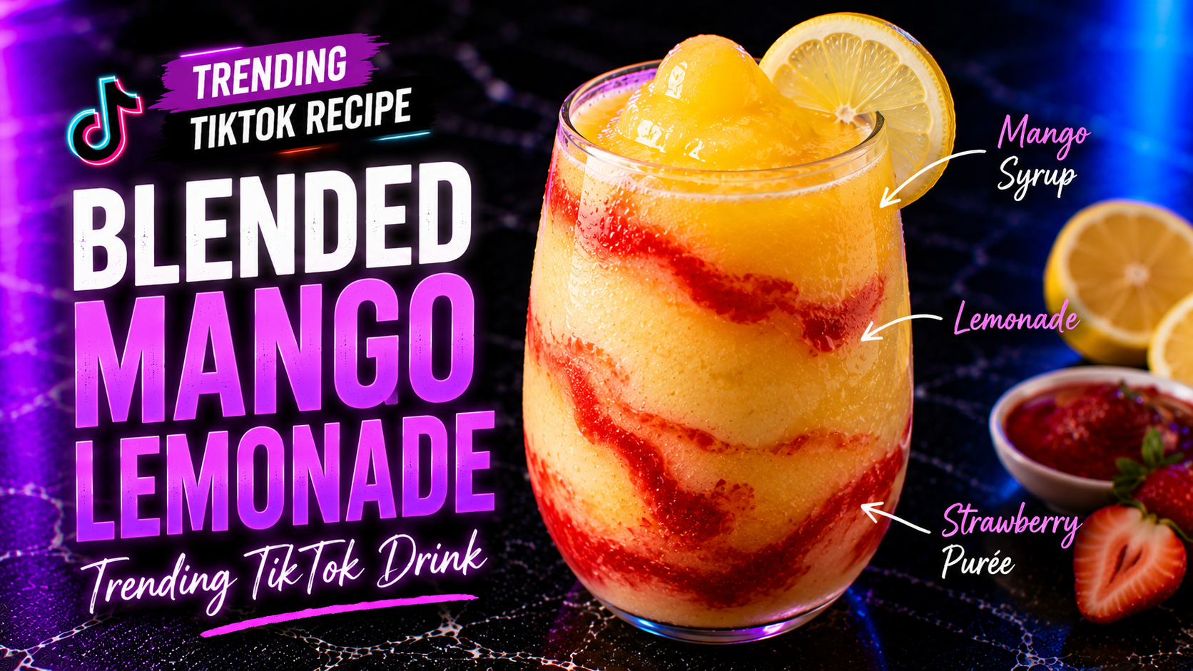 Blended Mango Lemonade