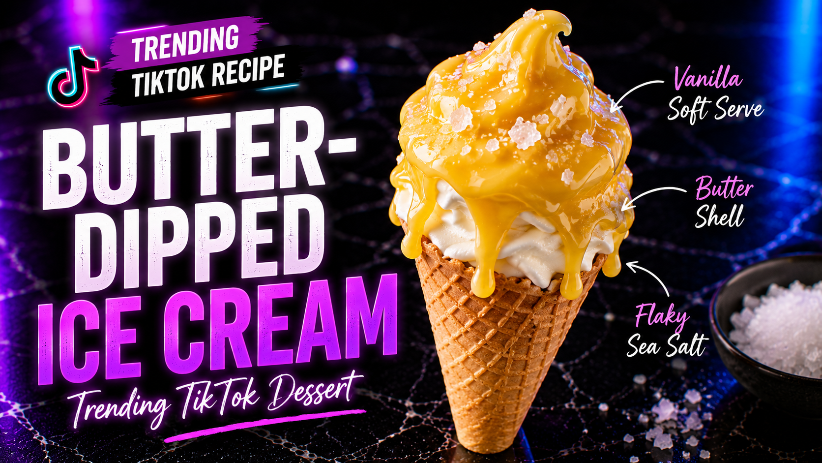 Butter-Dipped Ice Cream