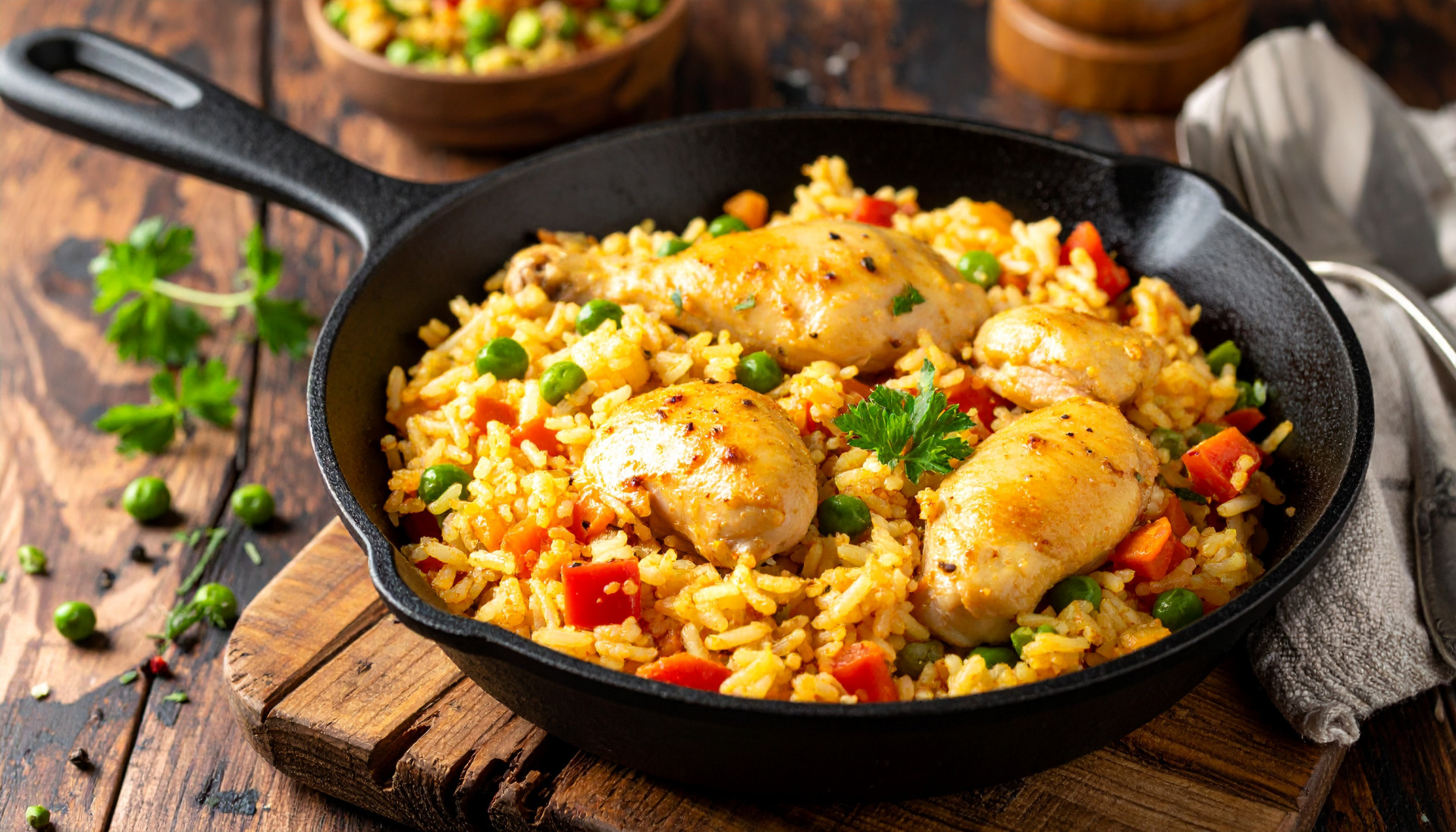 Chicken Rice Skillet