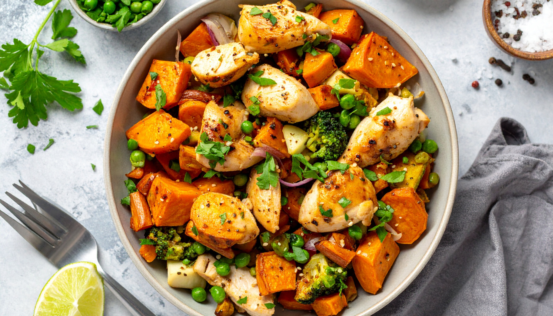 Chicken Sweet Potato Hash