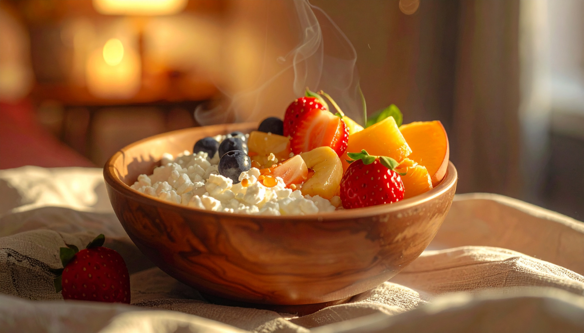 Cottage Cheese & Fruit Bowl