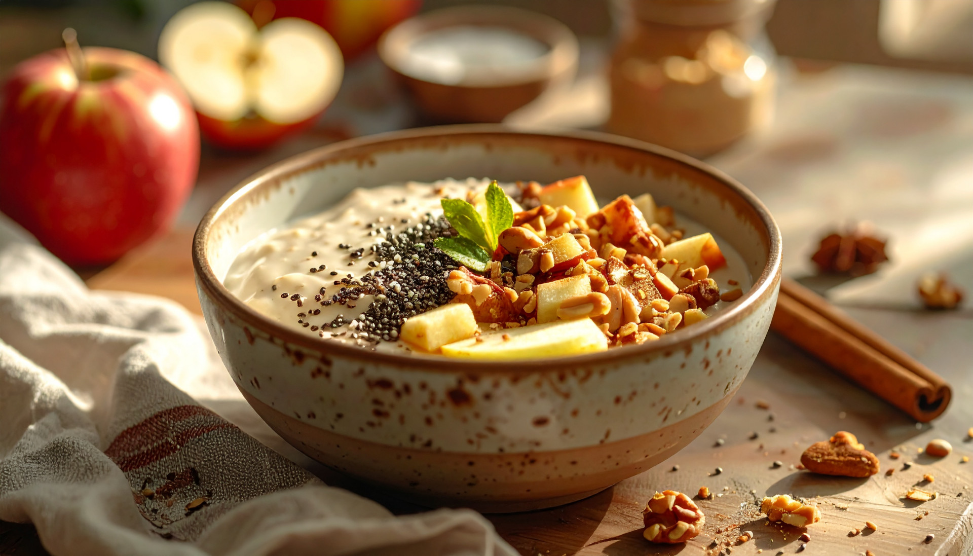 Protein Apple Crunch Bowl