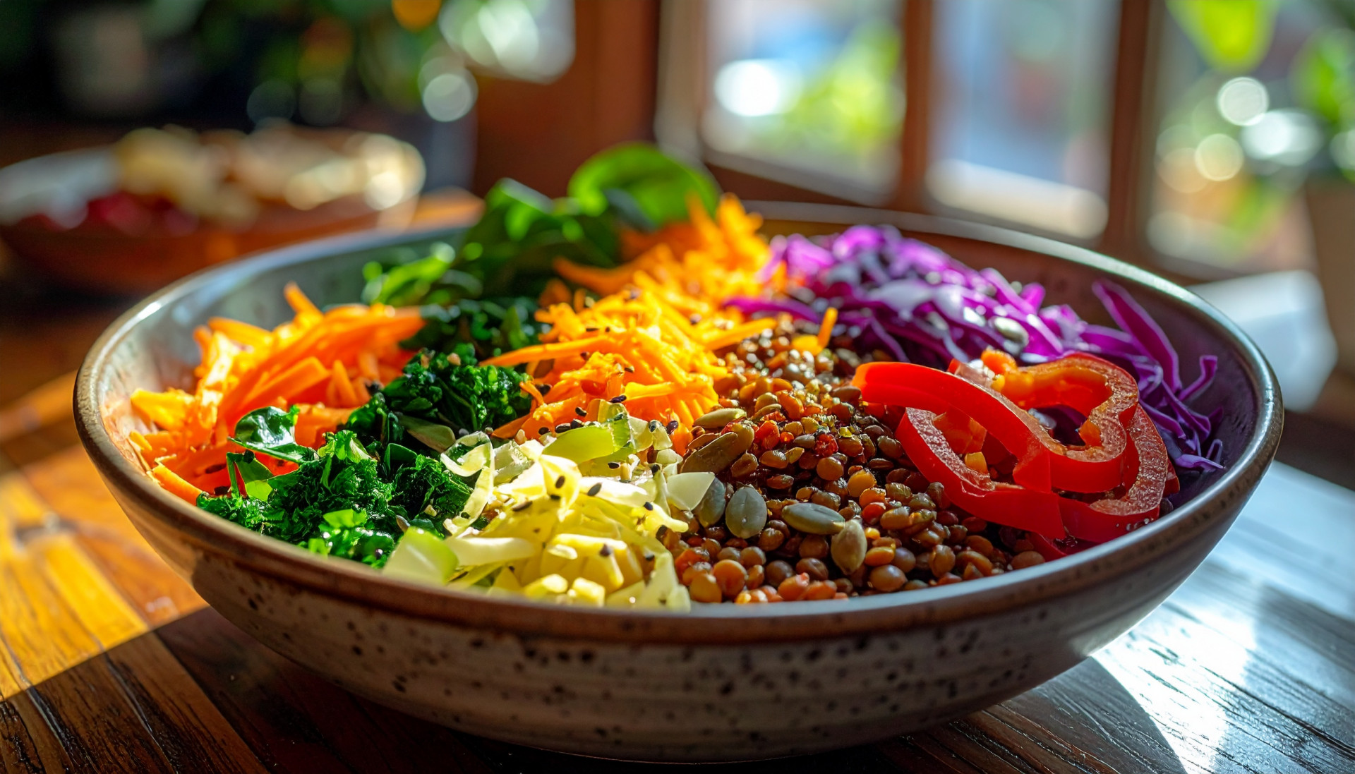 Rainbow Lentil Bowl