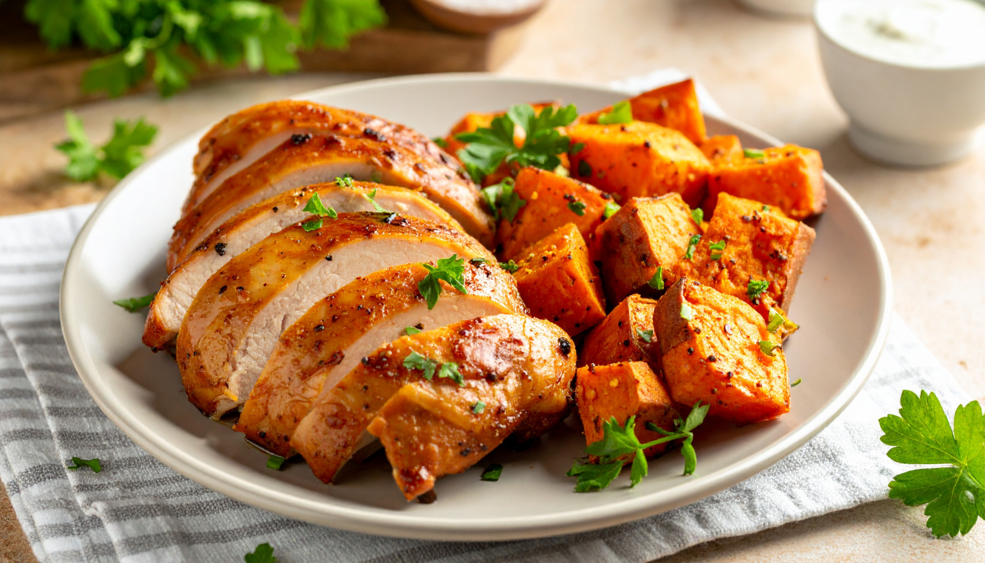 Chicken & Sweet Potato Plate