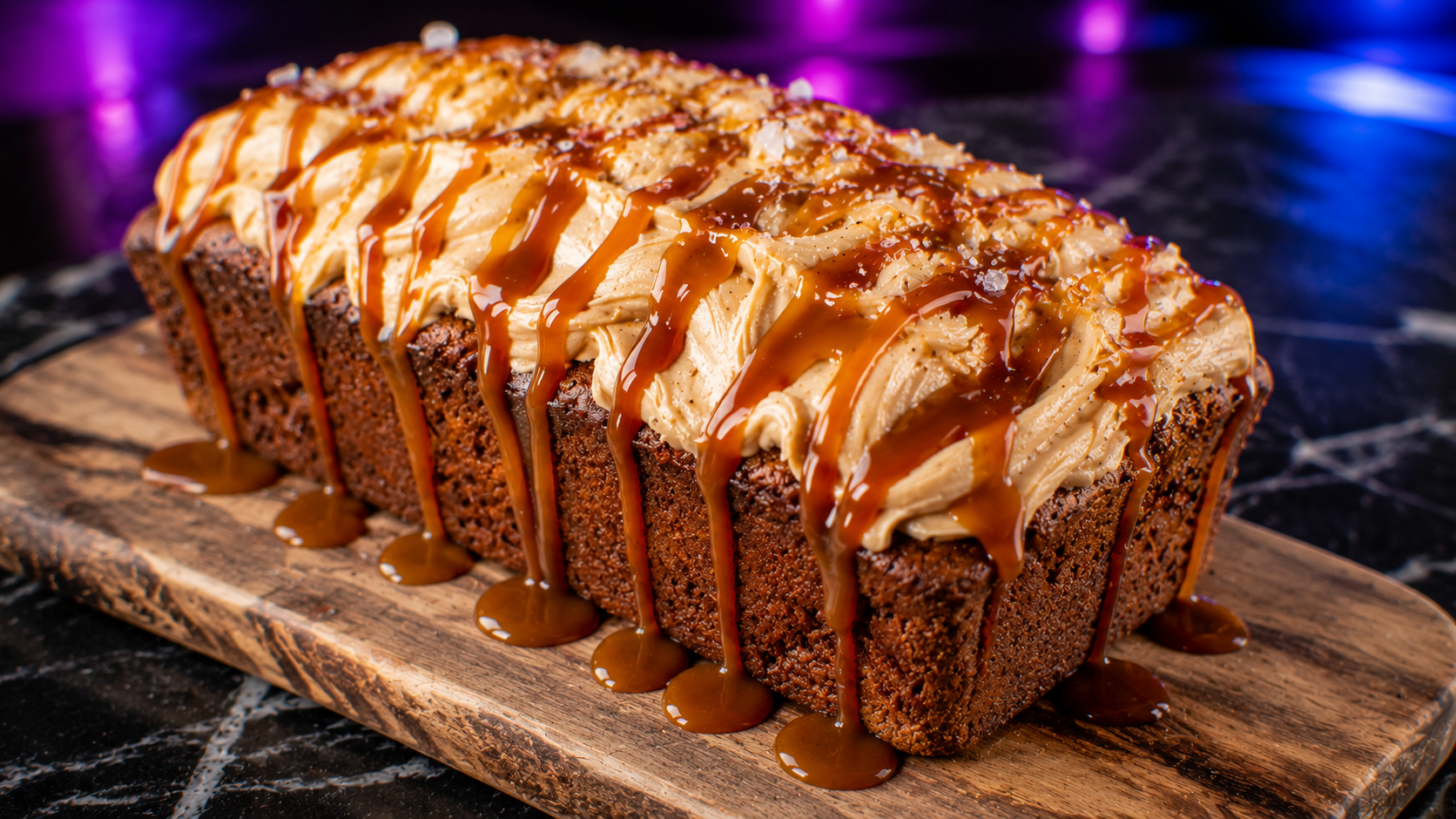 Salted Caramel Banana Bread