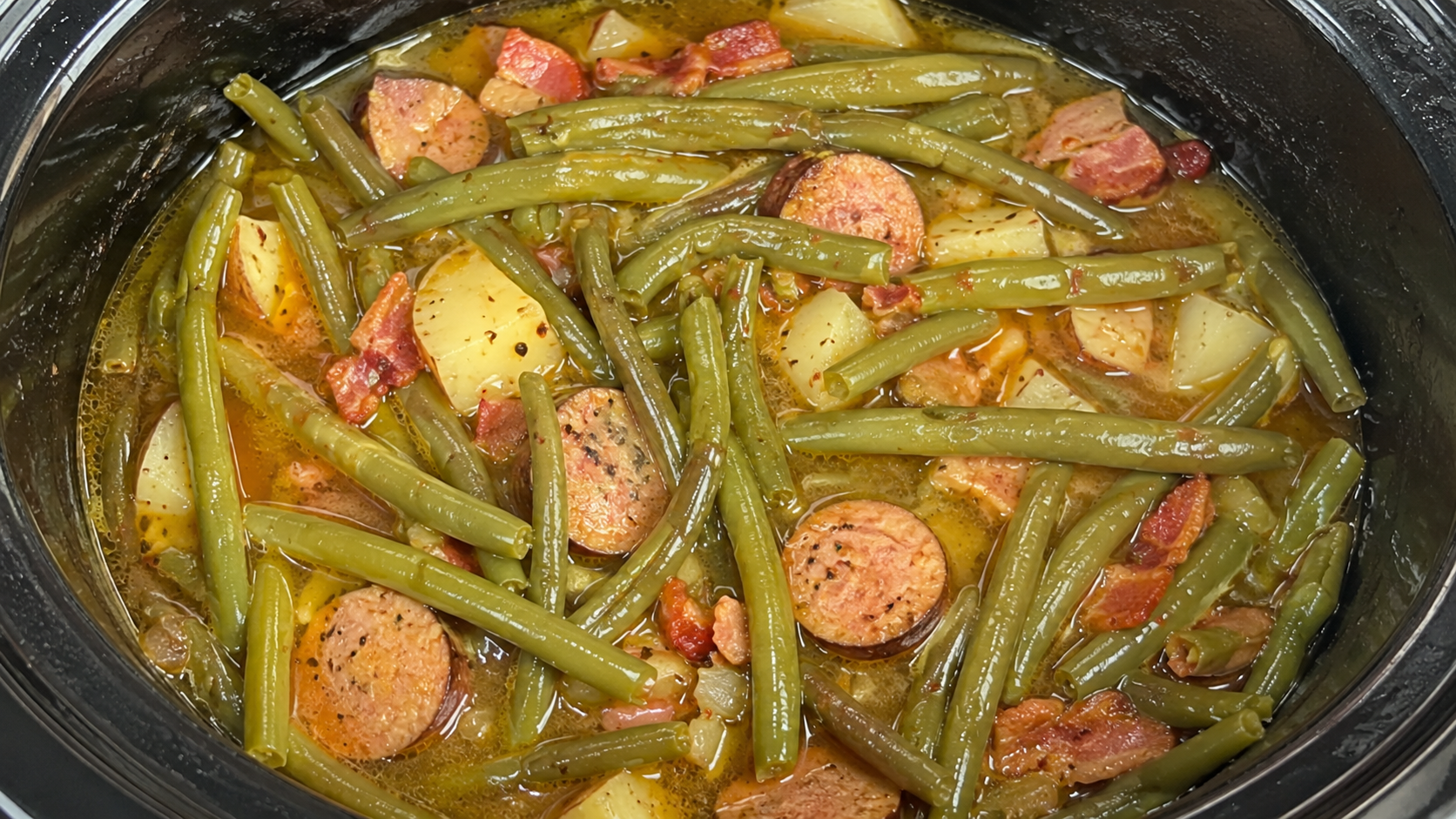 Slow Cooked Southern Green Beans