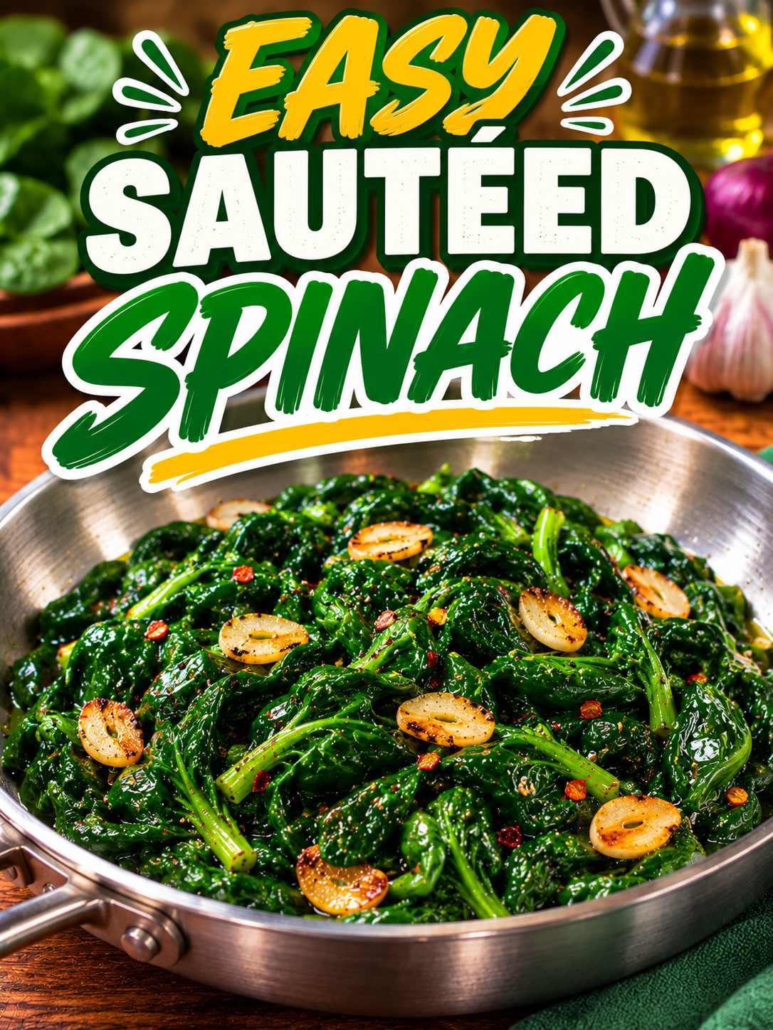 Easy Sautéed Spinach