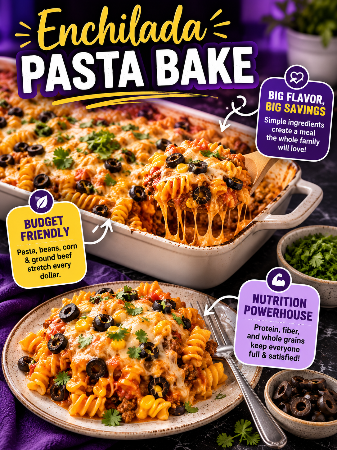 Enchilada Pasta Bake