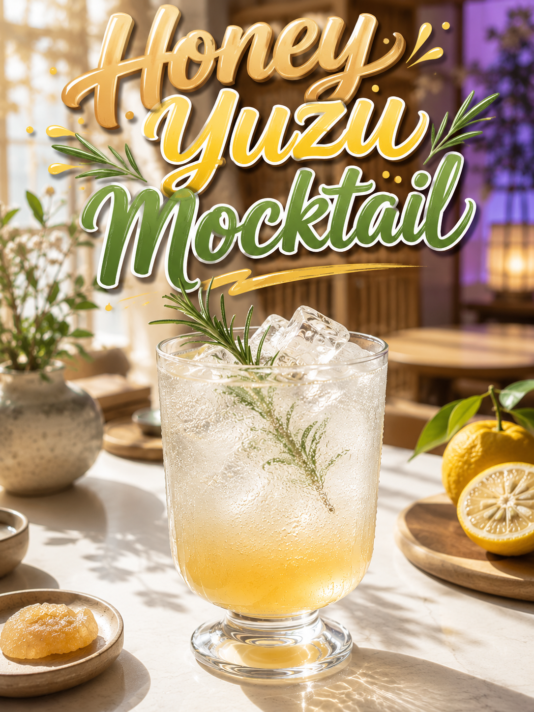 Honey Yuzu Mocktail