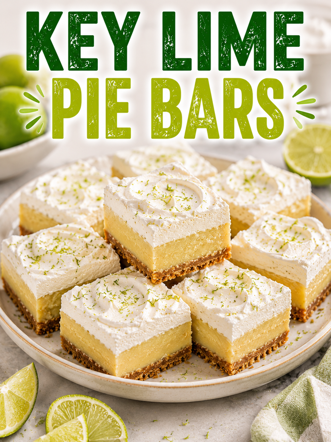 Key Lime Pie Bars