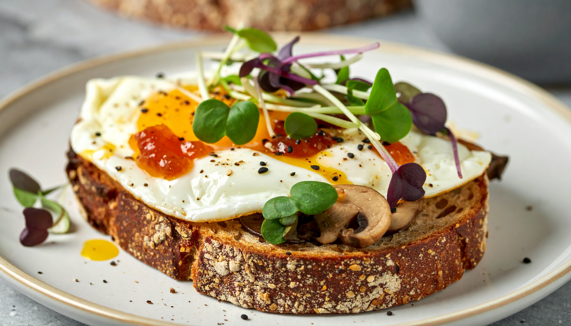Miso Mushroom Toast